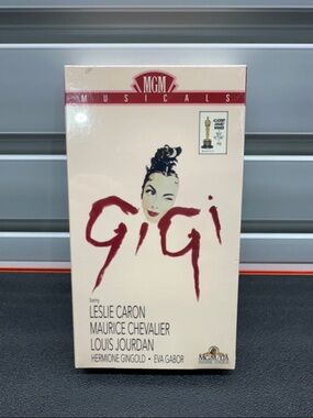 MGM GiGi Musical VHS - Cream & Red Cover